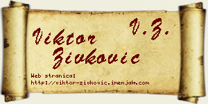 Viktor Živković vizit kartica
